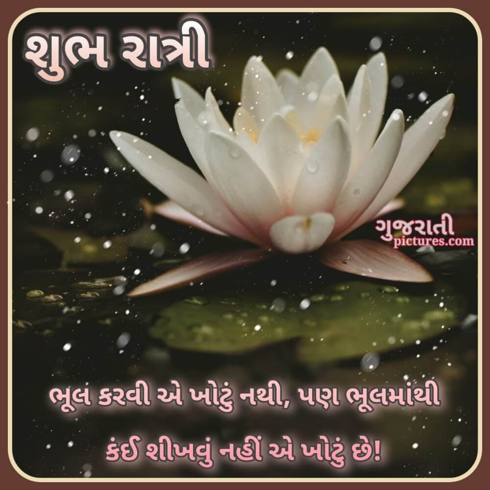 Shubh Ratri Whatsapp Image With Message