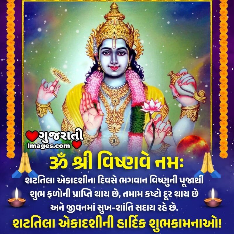 Shattila Ekadashi Status Photo